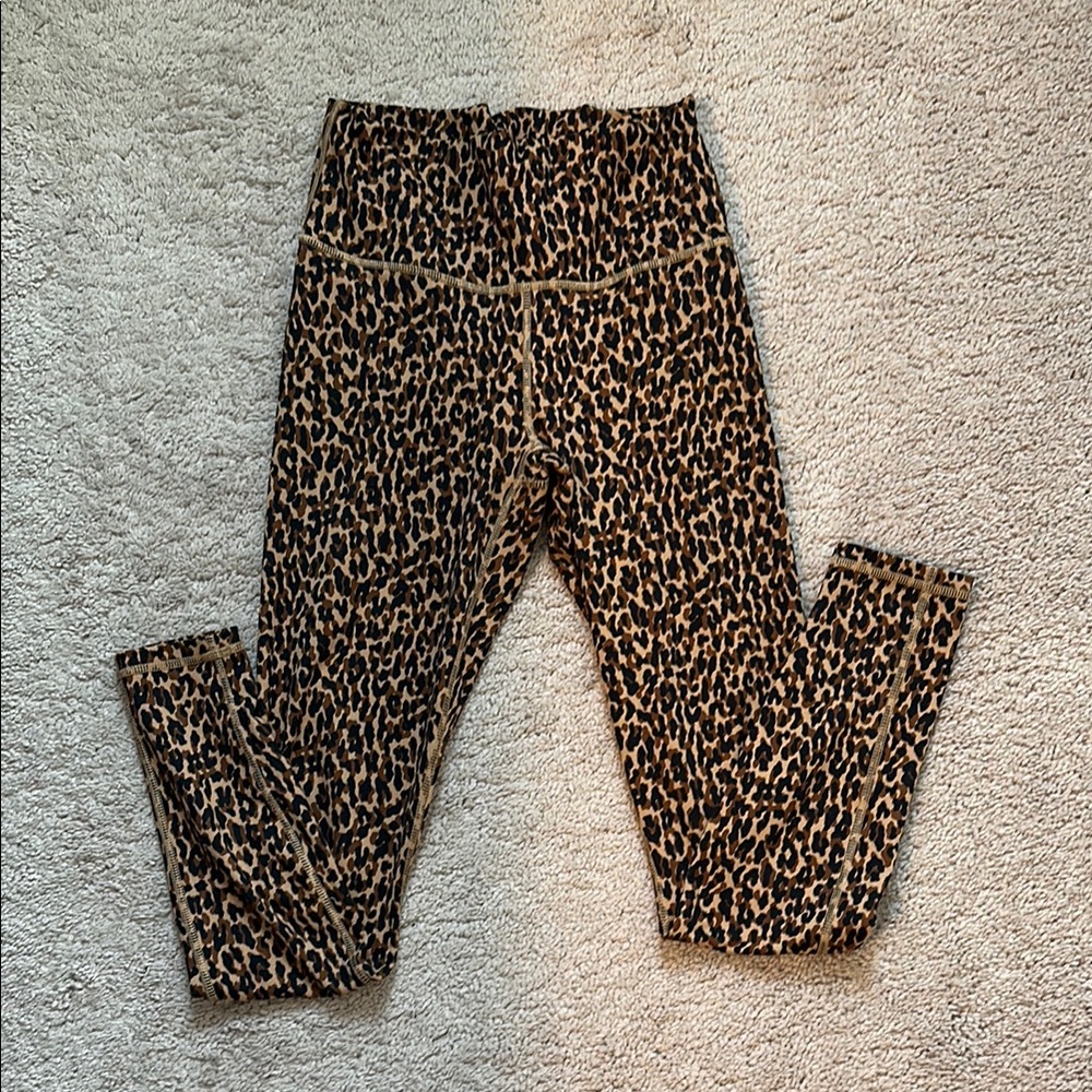 Fabletics Leopard Print 7/8 Length Leggings